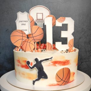 торт Баскетболист