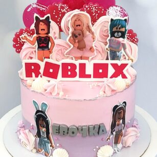 Торт для девочки Roblox