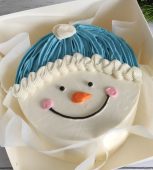 Бенто-торт Снеговик-радость